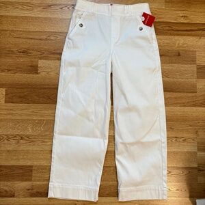 SPANX Stretch Twill Cropped Wide Leg Petite Pant